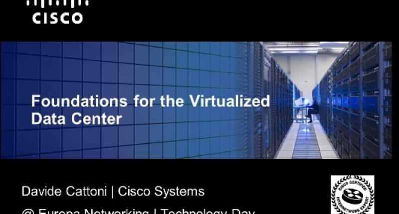 Data Center Virtualization | Technology Day